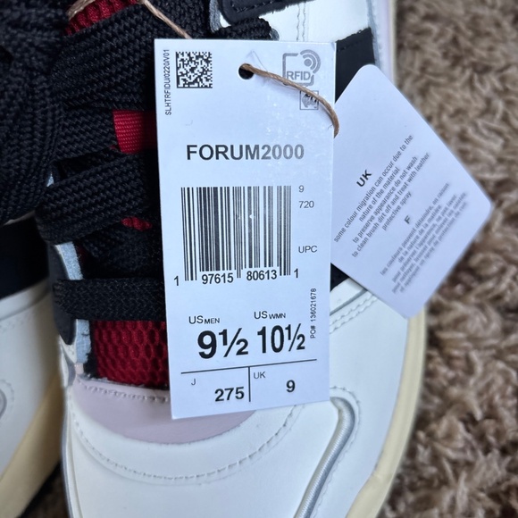 Adidas Forum2000 Sneakers Size Men 9.5 / Women 10.5 *NWT* - Picture 11 of 16